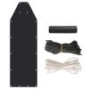 Deer Drag Sled with Handle Deer Cart Game Hauler Snow Sledding Pad Hunting Gear Supplies with 32.8FT Black Rope 16.1FT White Rope for Hunting Ice Fish