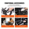 VEVOR Mechanics Tool Set and Socket Set, 1/4" and 3/8" Drive Deep and Standard Sockets, 145 Pcs SAE and Metric Mechanic Tool Kit with Bits