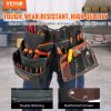 VEVOR Tool Belt, 31 Pockets, Adjusts 32 Inches to 54 Inches, Leather Heavy Duty Tool Pouch Bag, Detachable Tool Bag for Electrician, Carpenter
