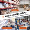 VEVOR 105lbs Hanging Magnetic Sweeper Pickup Tool, Nail Hang-Type Magnetic Forklift Sweeper