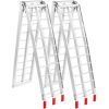 Aluminum Ramp 1500 LBS Foldable Loading Ramps for Pickup Trucks Bed 2 PCS