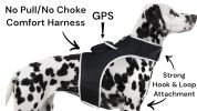 Portable Surveillance System GPS Pet Tracking Collars for Hunting Dogs Size:S