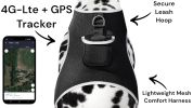 Portable Surveillance System GPS Pet Tracking Collars for Hunting Dogs Size:L